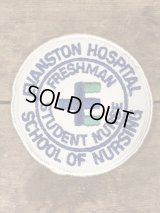 Evanston Hospital School Of Nursing Patch　カレッジ　ビンテージ　ワッペン　パッチ　〜70年代