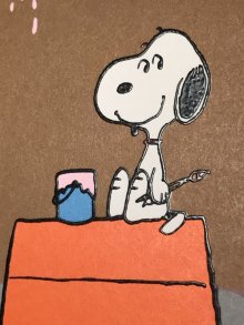 他の写真2: Hallmark Snoopy “Painting” Greeting Card　スヌーピー　ビンテージ　グリーティングカード　70〜80年代