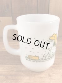 Peanuts Snoopy “French Toast” Fire King Mug　スヌーピー　ビンテージ　マグカップ　ファイヤーキング　ウッドストック　60〜70年代