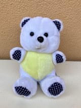 Top Toys Dots Bear　くま　ビンテージ　ぬいぐるみ　テディベア　シロクマ　80〜90年代