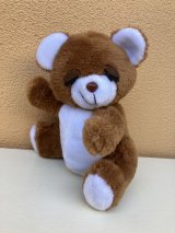 CIRCUS CIRCUS Brown Teddy Bear Plush Doll　くま　ビンテージ　ぬいぐるみ　茶色　だっこ　テディベア　80年代