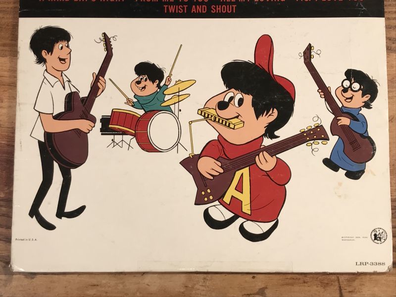 The Chipmunks Sing The Beatles Hits LP Record　アルビンとチップマンクス　ビンテージ　レコード　ビートルズ　60年代