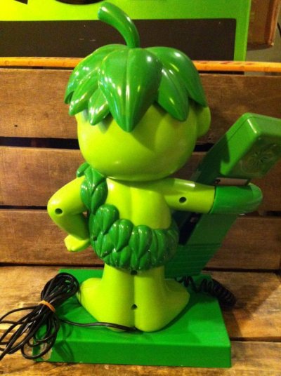 画像2: Little Green Sprout Telephone　ビンテージ グリーンジャイアント リトルスプラウト 電話 フィギュア アドバタイジング 企業キャラクター 企業物 アメリカ雑貨 トイ ヴィンテージ 80年代