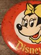 ディズニーキャラクターのミニーマウスのビンテージ缶バッジ