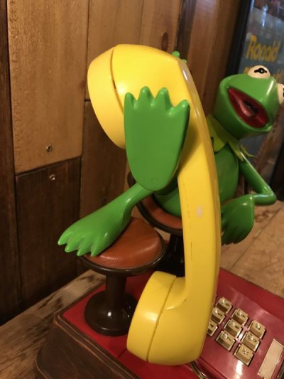 画像2: Sesame Street Kermit The Frog Telephone　セサミストリート　ビンテージ　カーミット　電話機　テレフォン　80年代