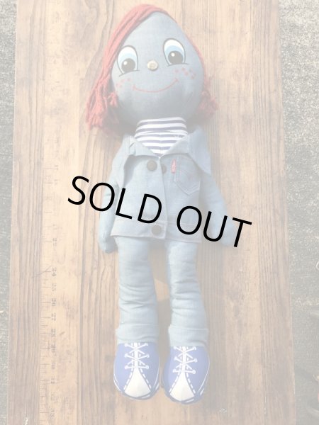 Levi's Big Denim Rug Doll リーバイス ビンテージ ラグドール プラッシュドール 70年代 - STIMPY(Vintage  Collectible Toys）スティンピー(ビンテージ コレクタブル トイズ）