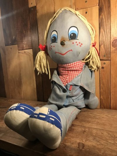 画像3: Levi's Big Denim Rug Doll　リーバイス　ビンテージ　ラグドール　プラッシュドール　70年代