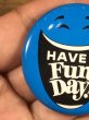 スマイルのHave A Fun Dayの70’sヴィンテージ缶バッチ