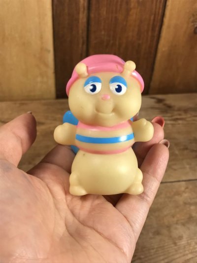 画像3: Hasbro Glo Friends “Glo-Bug” Vinyl Finger Puppet　グローフレンズ　ビンテージ　フィンガーパペット　グロウワーム　フィギュア　80年代