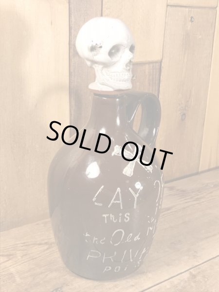 Lay Off Skull Poison Bottle Decanter スカル ビンテージ デカンタ