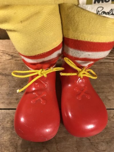 画像1: Hasbro Ronald McDonald Clown Plush Doll　ロナルド　ビンテージ　笛吹ドール　マクドナルド　70年代