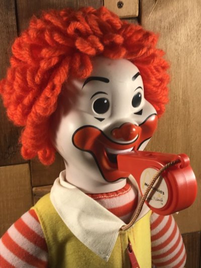 画像3: Hasbro Ronald McDonald Clown Plush Doll 　ロナルド　ビンテージ　笛吹ドール　マクドナルド　70年代