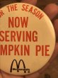 アメリカのマクドナルドの80年代ビンテージ缶バッジ