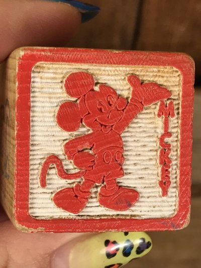 画像1: Playskool Disney Wood Blocks　ディズニー　ビンテージ　ウッドブロック　プレイスクール　70年代