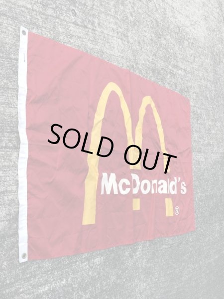 McDonald's Logo Nylon Flag マクドナルド ビンテージ フラッグ 