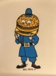 マクドナルドキャラクターのOfficer Big Macの70’sヴィンテージトレイ