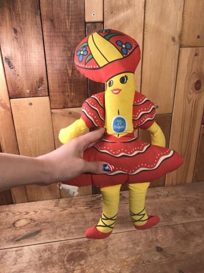 画像1: Chiquita Banana Pillow Doll　チキータバナナ　ビンテージ　ピロードール　クロスドール　アドバタイジング　70年代