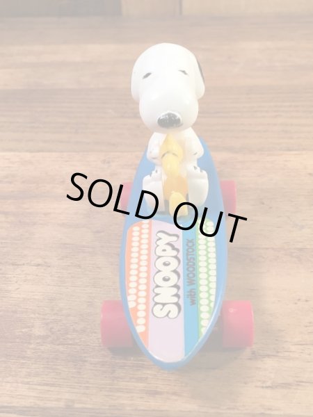 Aviva Snoopy & Woodstock Skateboard Figure スヌーピー ビンテージ