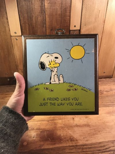 画像3: Hallmark Peanuts Snoopy Message Wood Wall Hanging　スヌーピー　ビンテージ　壁掛け　70年代