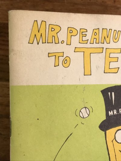 画像1: Mr.Peanut's Guide To Tennis Book　ミスターピーナッツ　ビンテージ　ハンドブック　アドバタイジングキャラクター　60年代