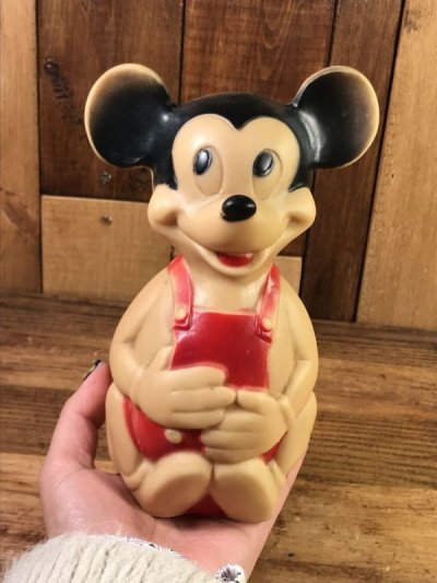 画像3: Disney Mickey Mouse Vinyl Coin Bank Doll　ミッキーマウス　ビンテージ　コインバンク　ディズニー　70年代