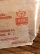 Impko社製のトーテムポールの60年代ビンテージ水張りステッカー