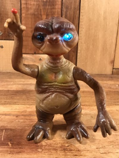 画像1: E.T. “Lighting Eyes” Vinyl Action Figure　イーティー　ビンテージ　アクションフィギュア　80年代