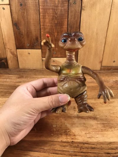 画像3: E.T. “Lighting Eyes” Vinyl Action Figure　イーティー　ビンテージ　アクションフィギュア　80年代