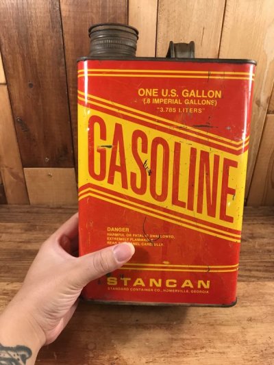 画像3: Stancan One U.S. Gallon “Gasoline” Tin Can　ガソリン　ビンテージ　ブリキ缶　スタンキャン　60年代