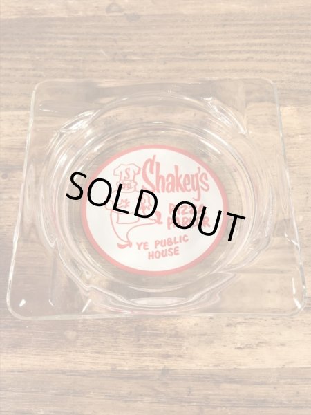 Shakey's Pizza Parlor Glass Ashtray シェイキーズピザ ビンテージ