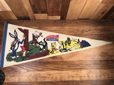 画像3: Looney Tunes “Bugs Bunny Follies” Pennant　ルーニーテューンズ　ビンテージ　ペナント　ワーナーブラザーズ　70年代