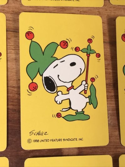 画像2: Peanuts Snoopy “Joker” Playing Cards　スヌーピー　ビンテージ　トランプ　ピーナッツギャング　80年代〜