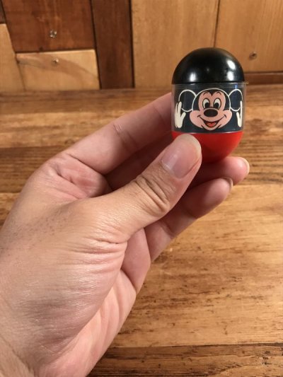 画像1: Hasbro Weebles Disney Mickey Mouse Toy　ミッキーマウス　ビンテージ　ウィーブルズ　起き上がりこぼし　70年代