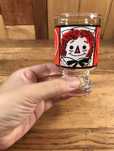 画像3: Bobbs-Merrill Raggedy Ann & Andy “I Love You” Glass　ラガディアン＆アンディ　ビンテージ　グラス　70年代