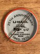 U-Haulの25周年記念のヴィンテージ缶バッチ