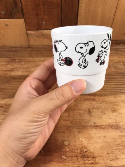 画像3: Peanuts Snoopy Stacking Plastic Cup　スヌーピー　ビンテージ　プラスチックカップ　70〜80年代