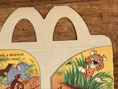 画像2: McDonald's “The Jungle Book” Happy Meal Box　マクドナルド　ビンテージ　ハッピーミールボックス　ミールトイ　80年代