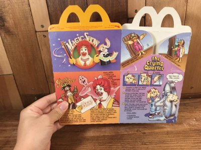 画像3: McDonald's “Magic Show” Happy Meal Box　マクドナルド　ビンテージ　ハッピーミールボックス　ミールトイ　80年代