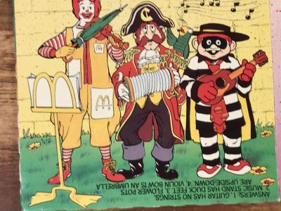 画像1: McDonald's “Band” Happy Meal Box　マクドナルド　ビンテージ　ハッピーミールボックス　ミールトイ　80年代