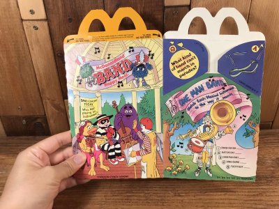 画像3: McDonald's “Band” Happy Meal Box　マクドナルド　ビンテージ　ハッピーミールボックス　ミールトイ　80年代