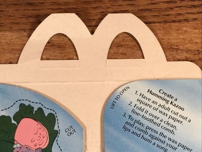 画像2: McDonald's “The Little Mermaid” Happy Meal Box　マクドナルド　ビンテージ　ハッピーミールボックス　ミールトイ　80年代