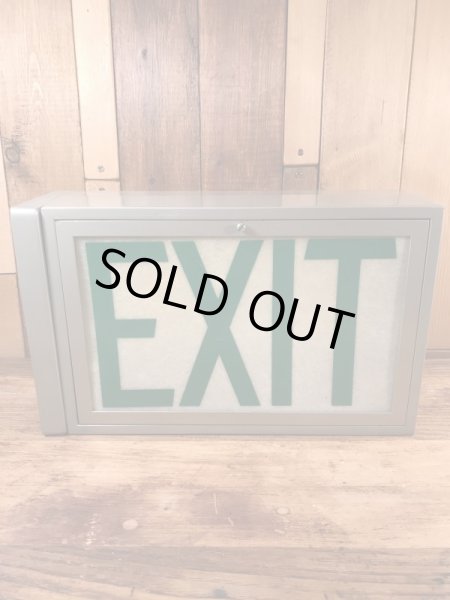 Fiberglass “Exit” Light Up Sign イグジット ビンテージ ライト