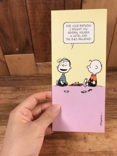 画像3: Hallmark Snoopy “Linus & Charlie Brown” Greeting Card　ライナス&チャーリーブラウン　ビンテージ　グリーティングカード　70〜80年代