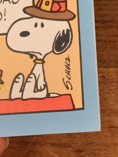 画像1: Hallmark Snoopy & Woodstock “Hat” Greeting Card　スヌーピー&ウッドストック　ビンテージ　グリーティングカード　70〜80年代