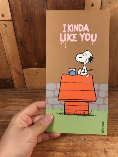 画像3: Hallmark Snoopy “Painting” Greeting Card　スヌーピー　ビンテージ　グリーティングカード　70〜80年代