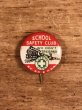 School Safety Clubのレイルロードのビンテージ缶バッジ