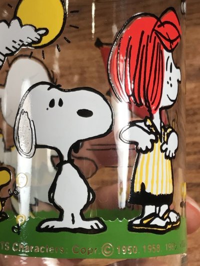 画像2: Peanuts Snoopy “Charlie Brown Kite” Glass　スヌーピー　ビンテージ　グラス　チャーリーブラウン　70〜80年代