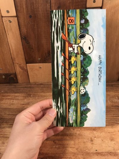 画像3: Hallmark Peanuts Snoopy “Kayak” Greeting Card　スヌーピー　ビンテージ　グリーティングカード　70〜80年代