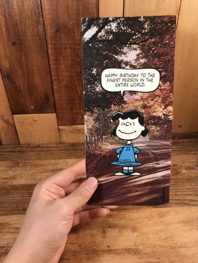 画像3: Hallmark Peanuts Lucy “Happy Birthday To The...” Greeting Card　ルーシー　ビンテージ　グリーティングカード　スヌーピー　70〜80年代