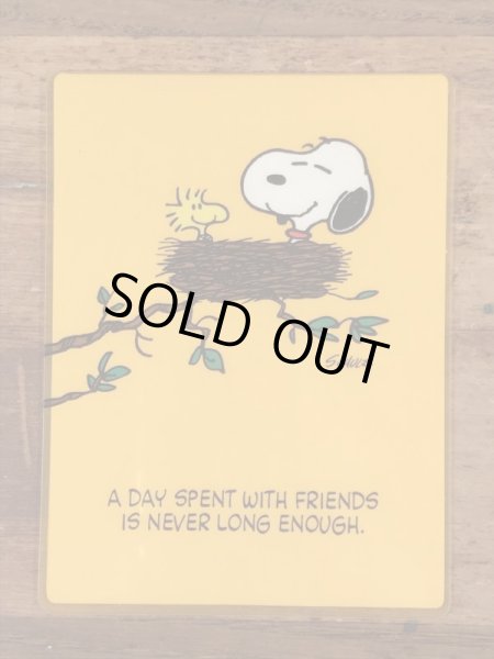 Hallmark Peanuts Snoopy “A Day Spent” Mini Greeting Card 